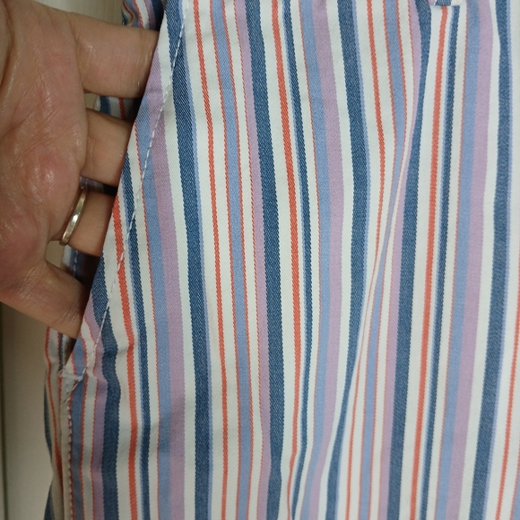 Striped Blue and Purple Shorts Sz 12 - Picture 3 of 9